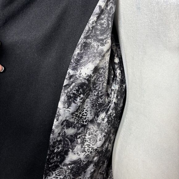 Guess Womens M Wool Blend Faux Lined Mid Length Classic Coat timeless - Picture 9 of 16